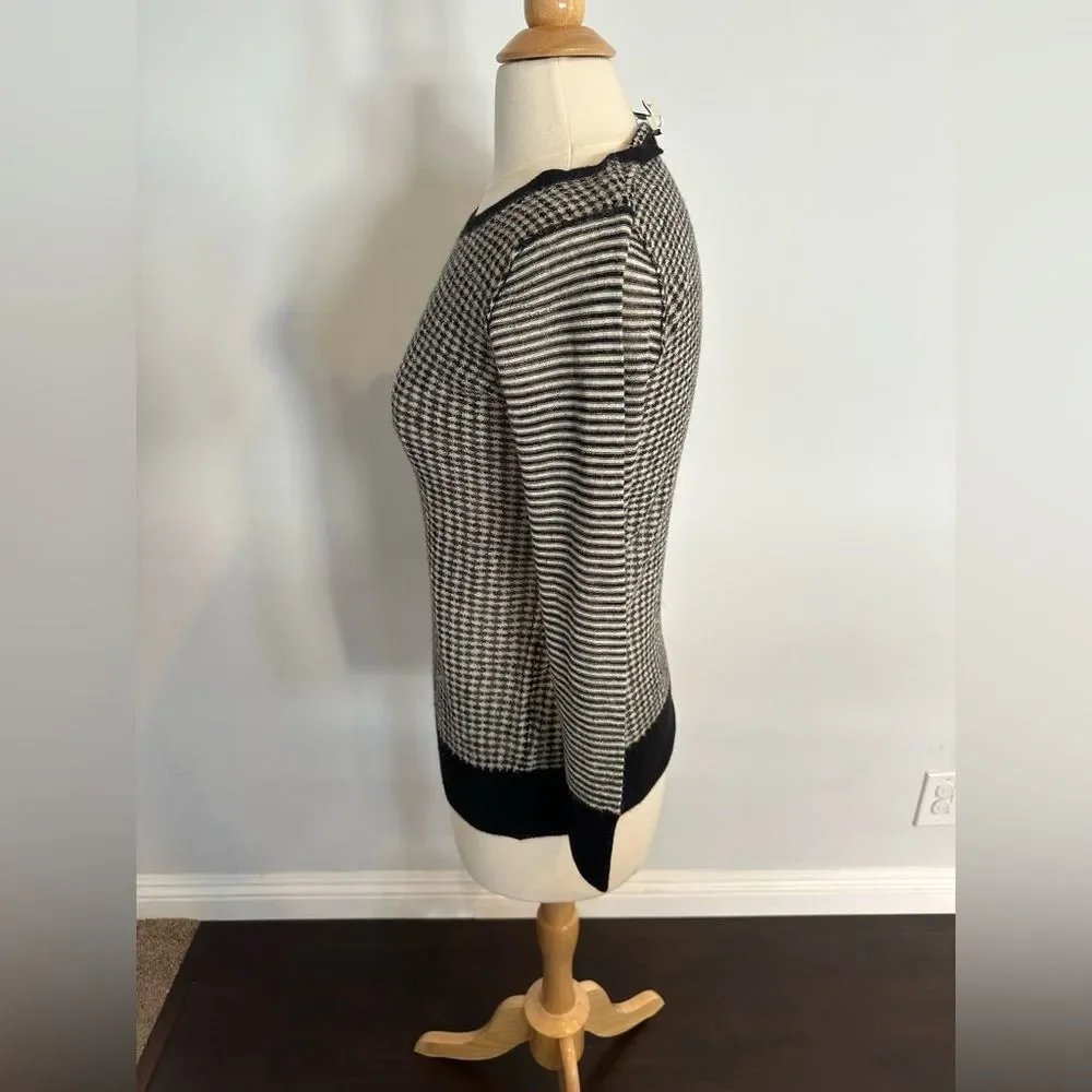 BRAND NEW WITH TAG! Joie Aimee Pattern Diamond Sweater Knit Alpaca Size Medium
